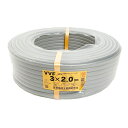 ♭♭【中古】富士電線工業(FUJI ELECTRIC WIRE) 電材VVFケーブル　3×2.0　100M 2023.5製造 Nランク