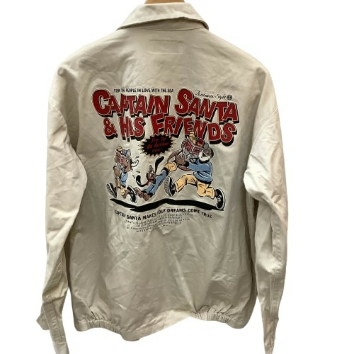 ♪♪【中古】CAPTAIN SANTA キャプテンサンタ メンズ ブルゾン SIZE M ベージュ Bランク