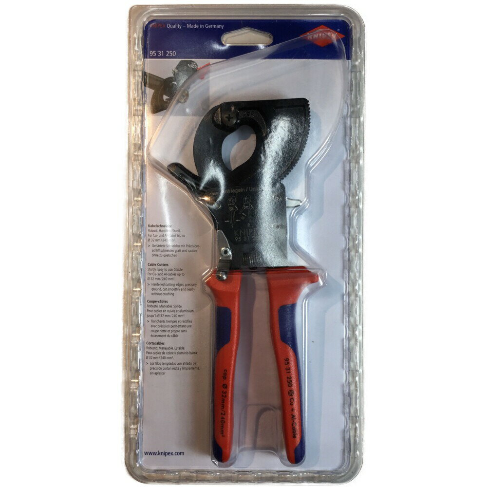 ΘΘ【中古】KNIPEX クニペックス ケーブルカッター 未使用品(S) 95 31 250 Sランク