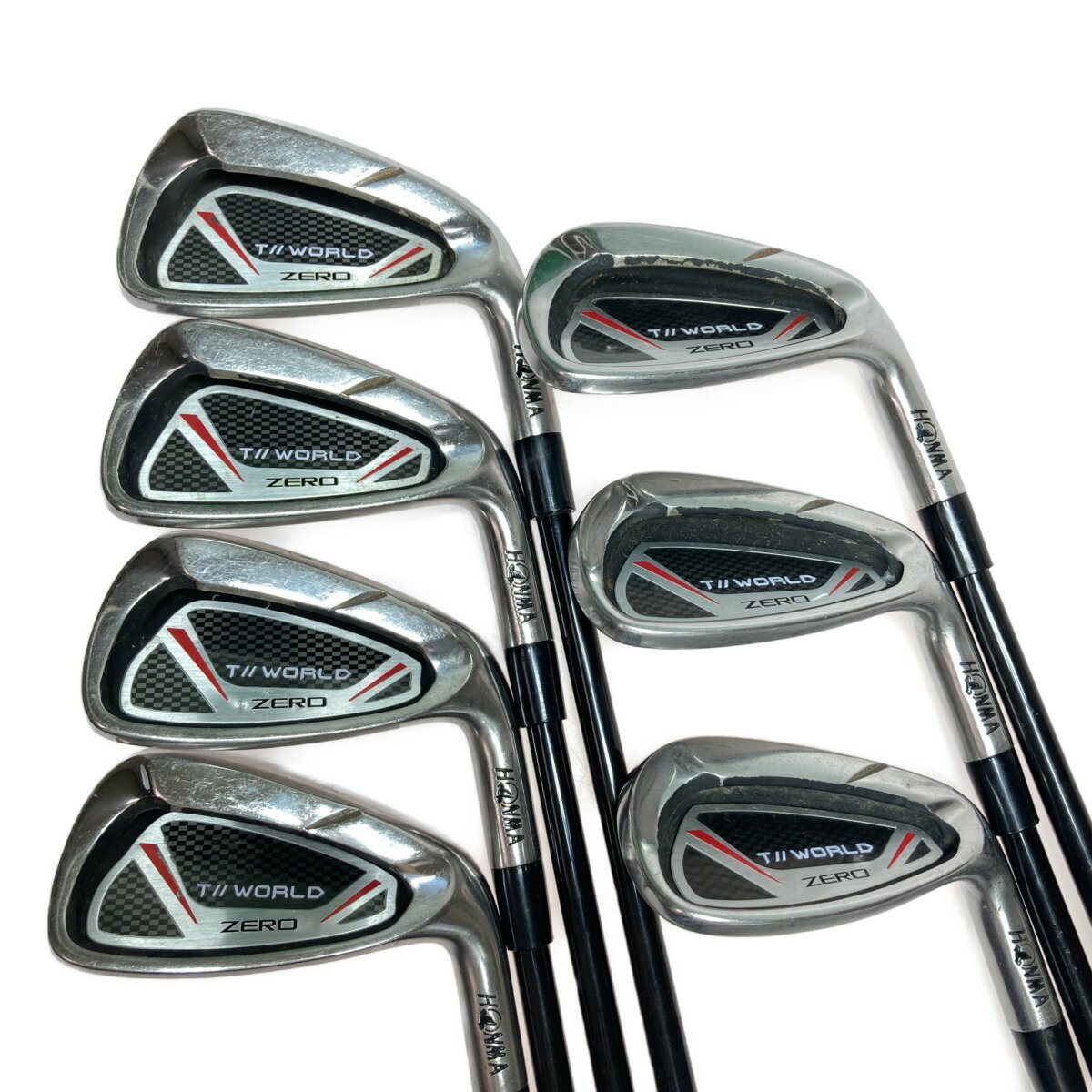 ◎◎【中古】HONMA ホンマ T//WORLD ZERO ツアーワールドゼロ 6-10.A.S 7本 アイアンセット VIZARD ZERO S Cランク