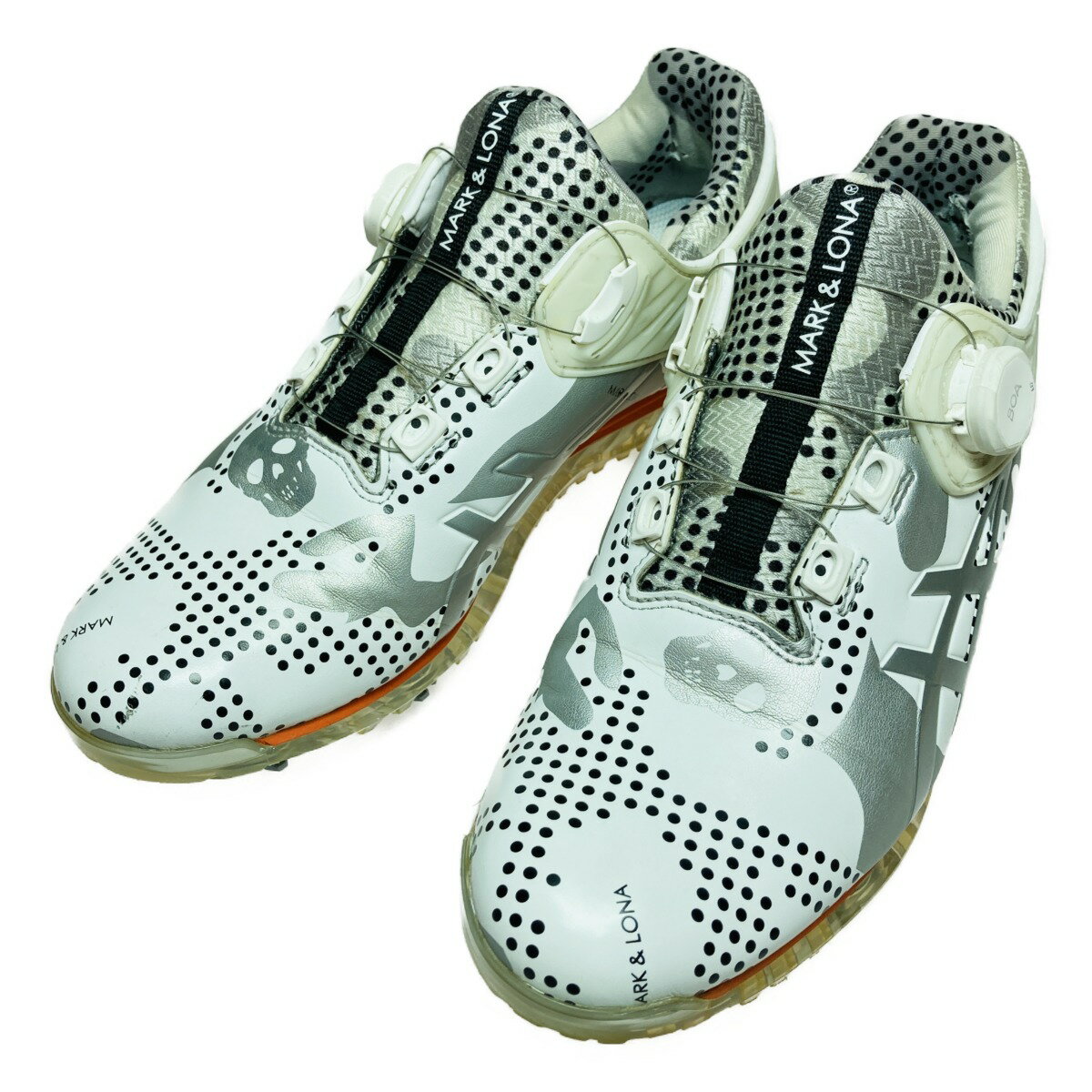 ◎◎【中古】MARK&LONA マークアンドロナ ASICS アシックス ゴルフシューズ 27.0cm 1111A203 Cランク