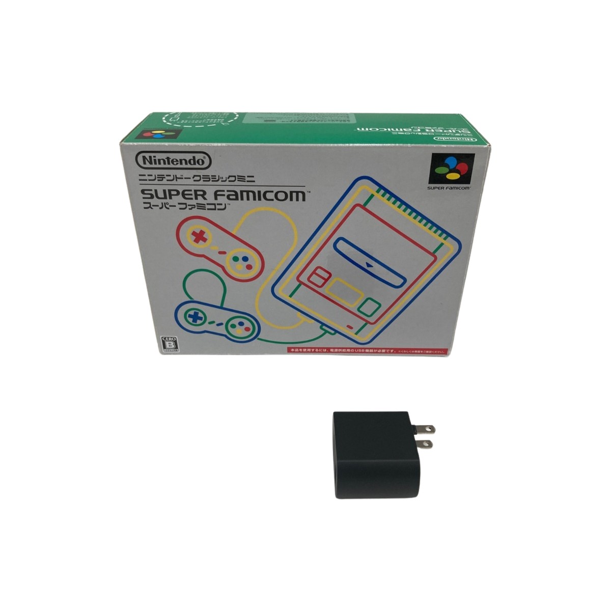 〇〇【中古】Nintendo ニンテンドウ ニンテンドークラシックミニ スーパーファミコン CLV-301 取説欠品 ACアダプタ付 Bランク