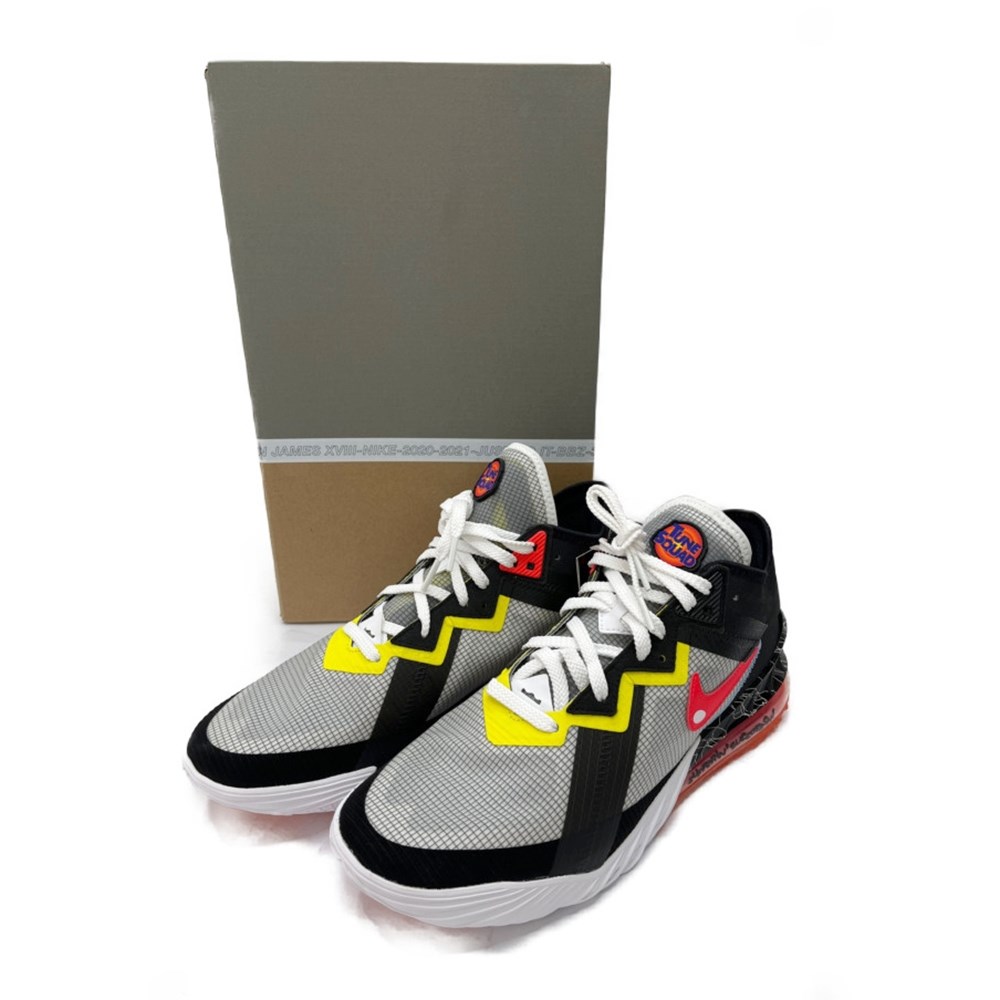 ◆◆【中古】NIKE ナイキ スニーカー　ローカット　29cm　レブロン 18　シルベスター×トゥイーティー CV7562-103 ホワイト×ブラック Aランク