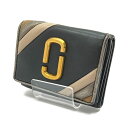 ◆◆【中古】MARC JACOBS マークジェイコブス グラムショット 三つ折り財布 S160L01RE21 ブラック Bランク