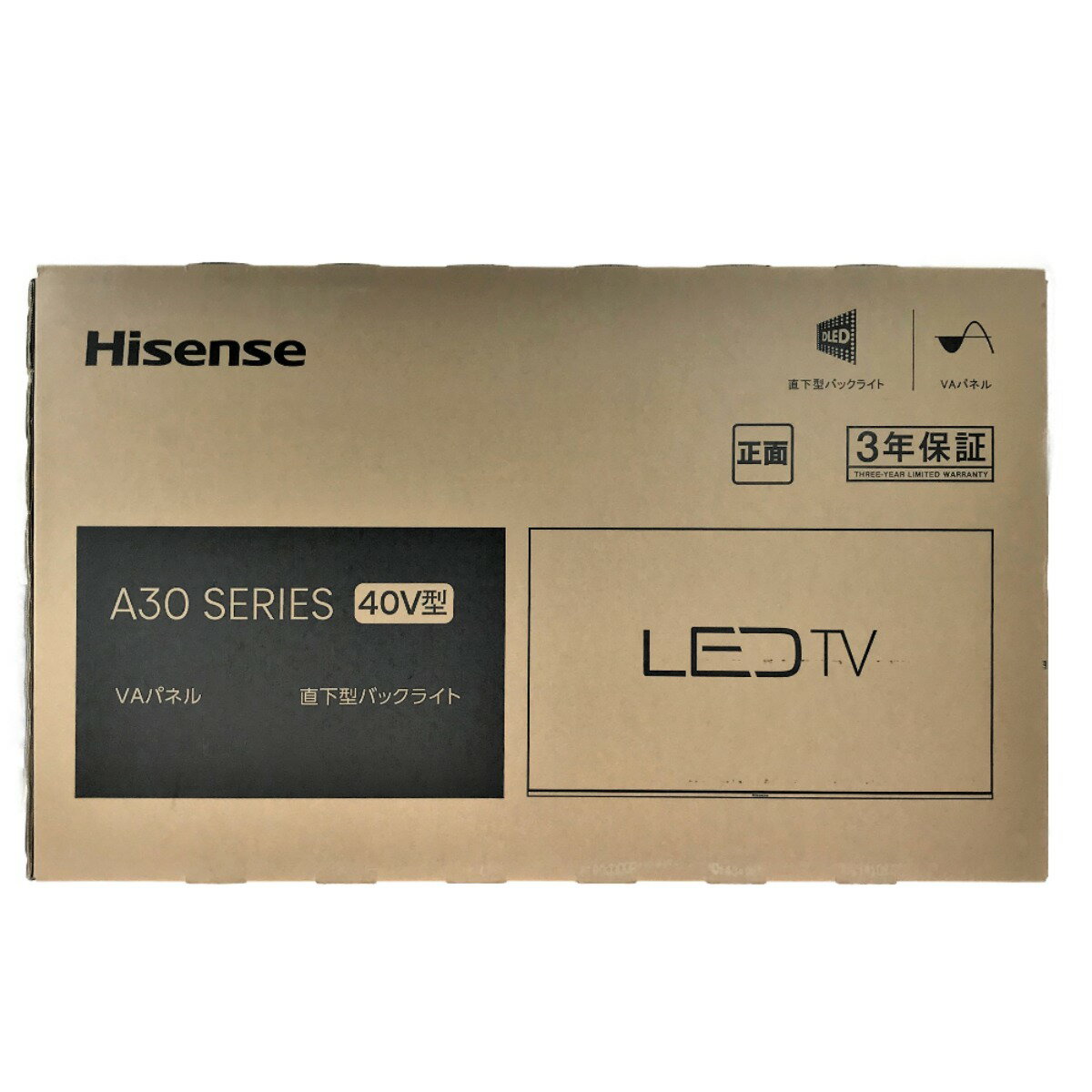 ##【中古】Hisense ハイセンス 40V型 フルハイビジョン 液晶テレビ 40A30H Sランク