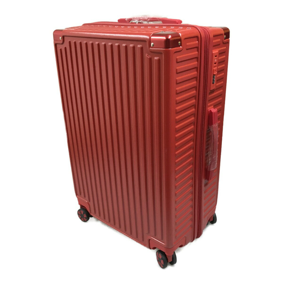 ##【中古】チチロバ スーツケース Mサイズ 65L レッド Bランク