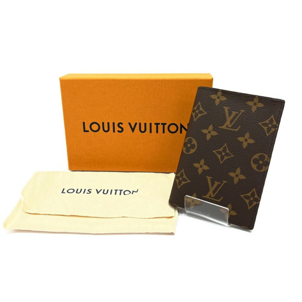 ◆◆【中古】LOUIS VUITTON ルイヴィトン クーヴェルテュール・パスポール パスポートケース モノグラム M64502 ブラウン Aランク