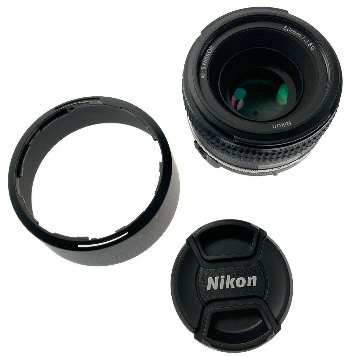 ☆☆【中古】Nikon ニコン AF-S NIKKOR 50mm f/1.8G 単焦点 レンズ フード付き Bランク