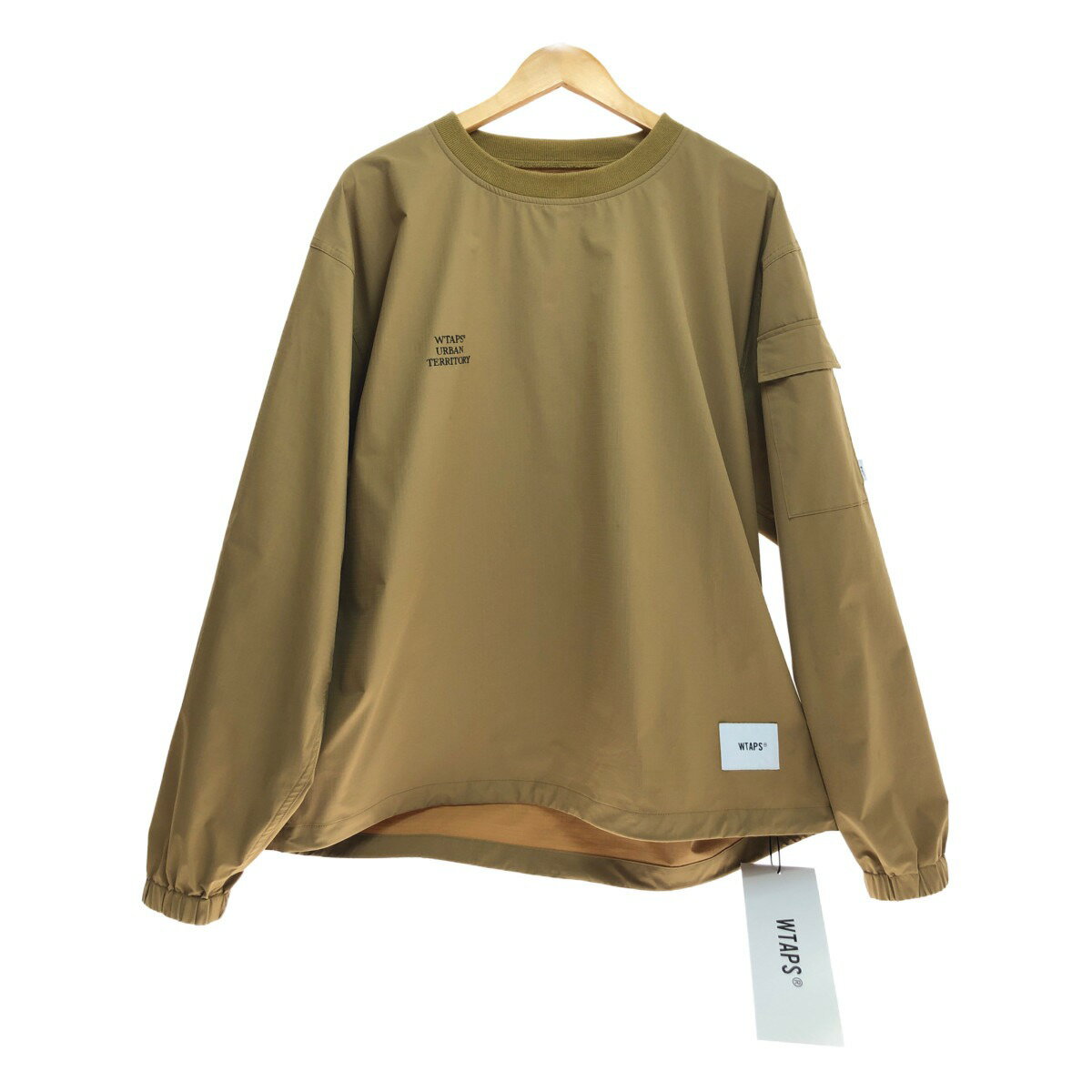 □□【中古】wtaps ダブルタップス 長袖トップス　サイズX03 カーキ Bランク