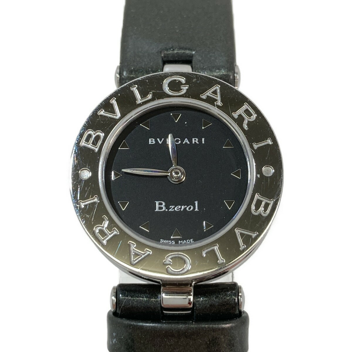 楽天リサイクルビッグバン楽天市場店◎◎【中古】BVLGARI ブルガリ B.zero1 レディース腕時計 クォーツ 箱・取説付 BZ 22 S ブラック文字盤 Bランク