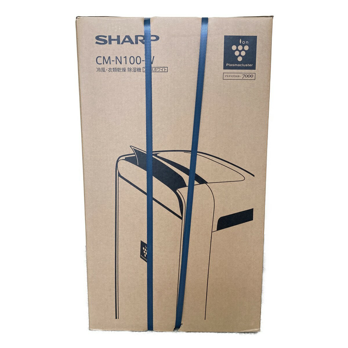 ◎◎【中古】SHARP シャープ 冷風・衣類乾燥除湿機 コンパクトクール CM-N100-W プラズマクラスター7000 Sランク