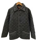 ♪♪【中古】TRADITIONAL WEATHERWEAR トラディショナル ウェザーウェア メンズ キルティングジャケット SIZE 40 グレー Bランク