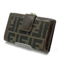 ◆◆【中古】FENDI フェンディ 2つ財布 がま口財布　ズッカ T5687 Bランク