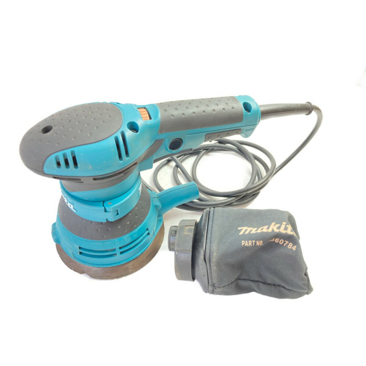 ＊＊【中古】MAKITA マキタ 125mm コード式ランダムオービットサンダー 本体のみ BO5041 ブルー Cランク