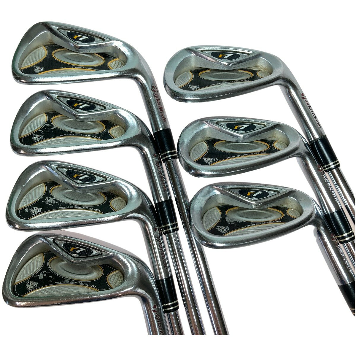 ◎◎【中古】TaylorMade テーラーメイド r7 TP 4-9.P 7本 アイアンセット N.S.PRO 950GH R Cランク