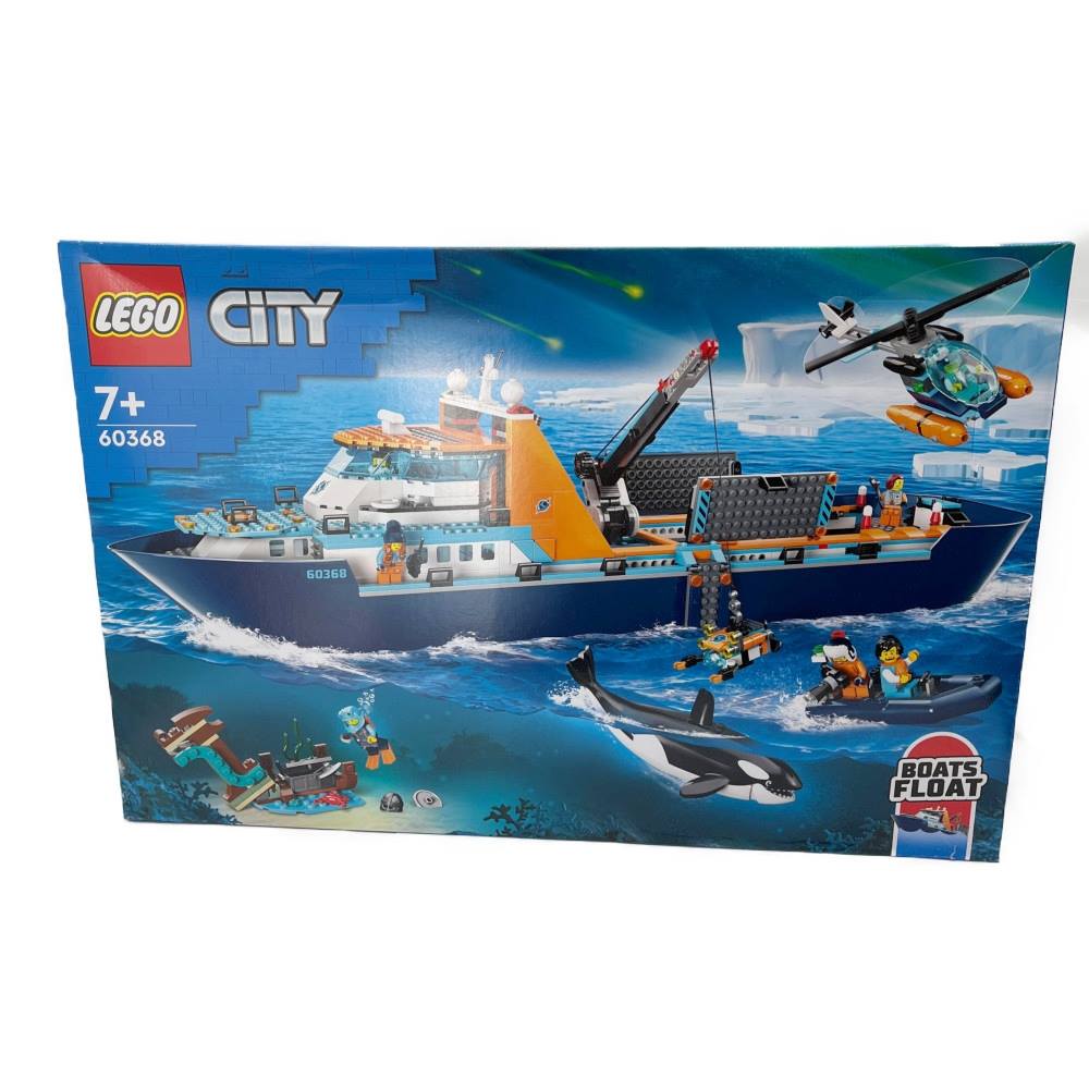 ◆◆【中古】LEGO レゴブロック レゴシティ　北極探検船　冒険　アドベンチャー ボート 60368 Sランク