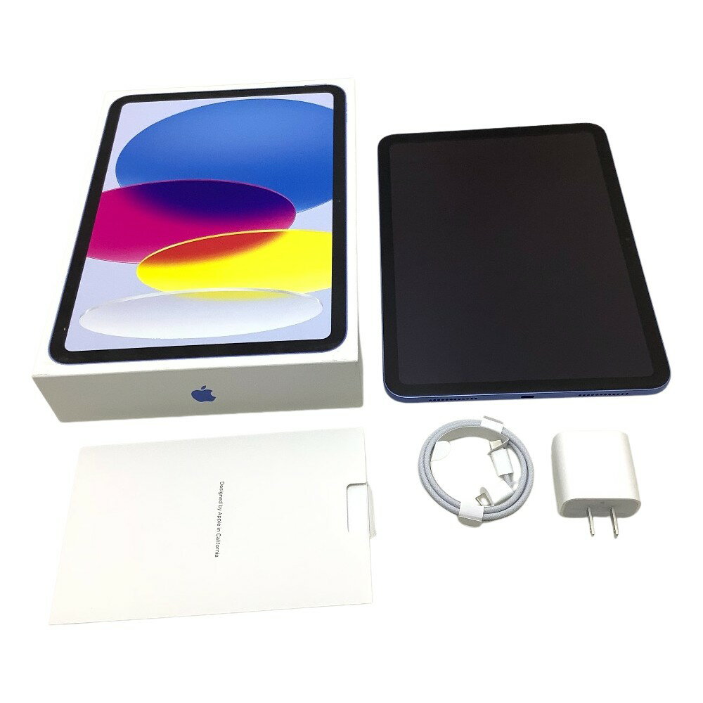 ▲▲【中古】Apple アップル iPad 第10世代 タブレット 64GB Wifiモデル MPQ13J/A ブルー Cランク