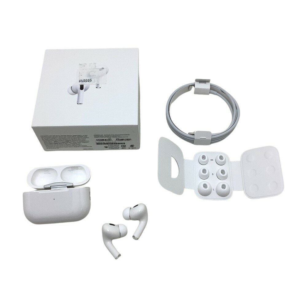 ▲▲【中古】Apple アップル AirPods PRO 2 ワイヤレスイヤホン 第二世代 MQD83J/A Bランク