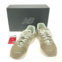 ▼▼【中古】NEW BALANCE ニュー・バランス ローカットスニーカー CM1700NM ベージュ Bランク