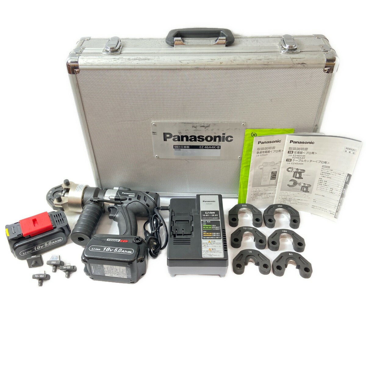 ΦΦ【中古】Panasonic パナソニック 充電圧着機 EZ46A4K-B ブラック Aランク