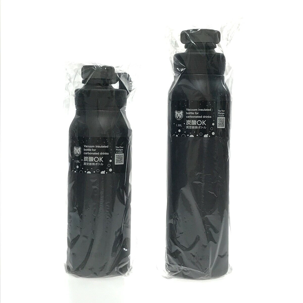 $$【中古】 タイガー魔法瓶 tiger 真空断熱炭酸ボトル 1200mL MTA-T120KS 1500mL MTA-T150KS セット売り Sランク