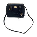 【中古】MICHAEL KORS マイケルコース レディース 2WAYバッグ ハンドバッグ ショルダーバッグ ネイビー Bランク
