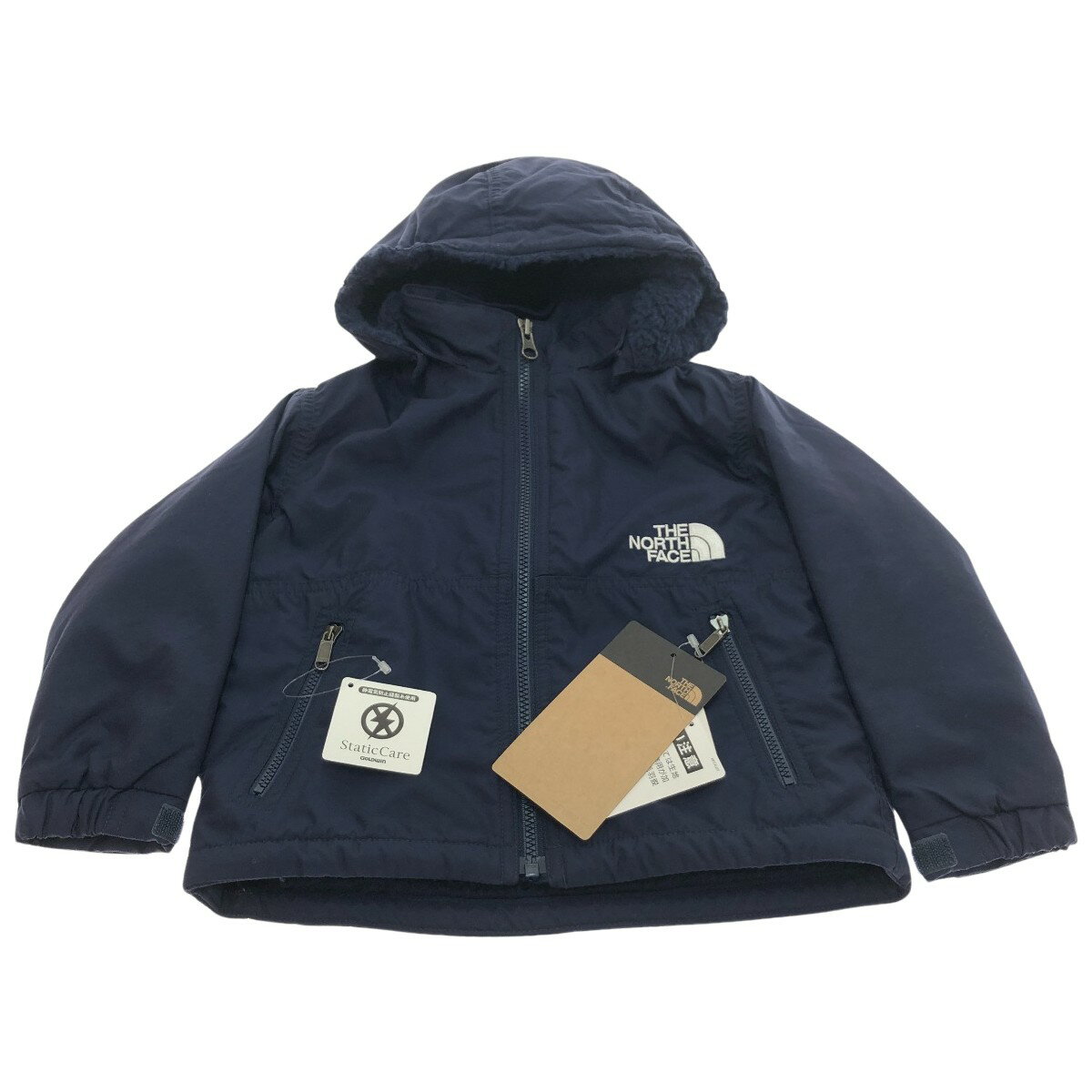 【中古】THE NORTH FACE ザノースフェイス コンパクトノマドジャケット 90cm NPJ72257 ネイビー Aランク