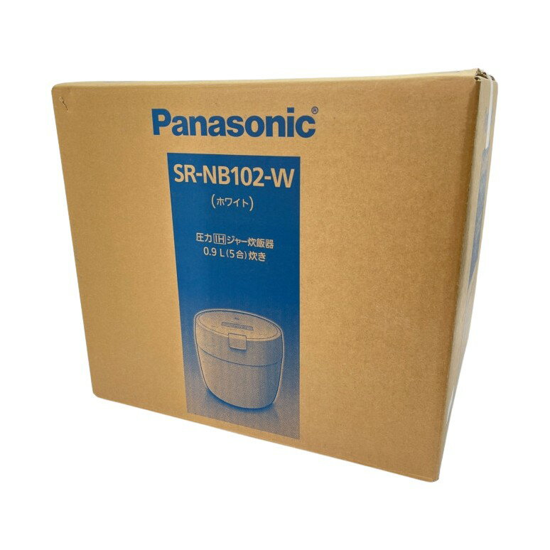 ◆◆【中古】Panasonic パナソニック 圧力IH炊飯ジャー炊飯器 5合(0.9L) 炊き SR-NB102-W ホワイト Nランク