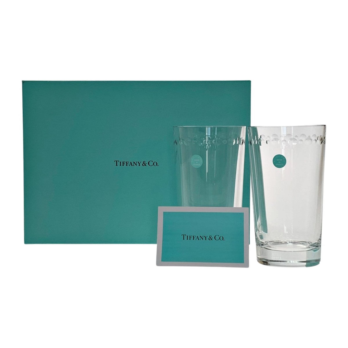 ☆☆【中古】 TIFFANY&CO. ティファニー《 スウィング ハイボールタンブラー 》2Pセット Aランク