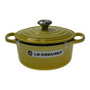 ☆☆【中古】LE CREUSET ルクルーゼ 《 ココット・ロンド 》ソレイユ / 18cm Aランク