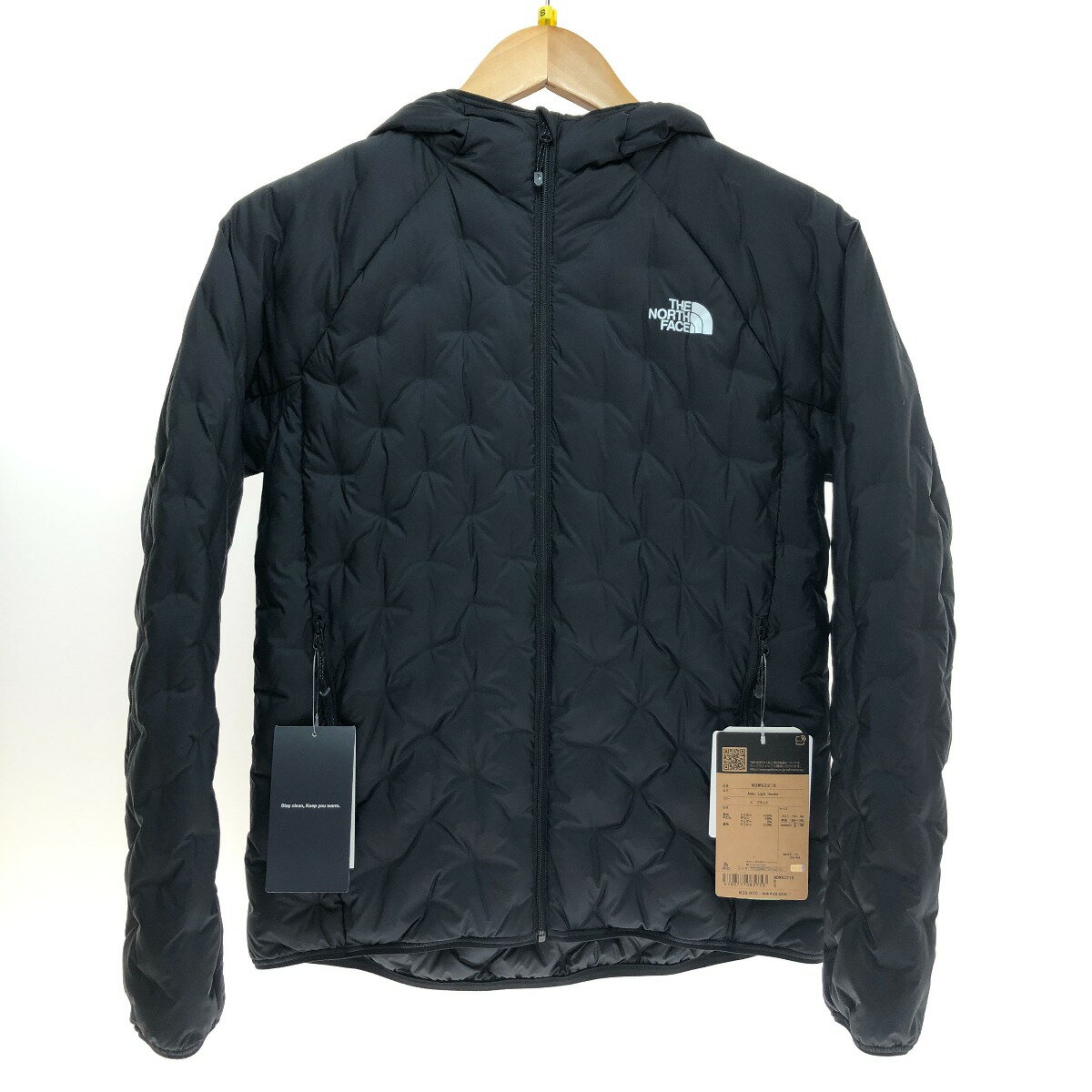 □□【中古】THE NORTH FACE ザノースフェイス アストロライトフーディ ダウンジャケット Sサイズ NDW92216 ブラック Aランク