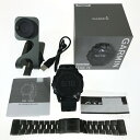 ##【中古】GARMIN FENIX7X Sapphire Dual Power Ti Carbon Gray DLC/Black 010-02541-43 Bランク