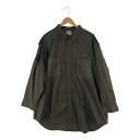 〇〇【中古】ALPHA アルファ メンズ シャツ サイズ5L カーキ Bランク