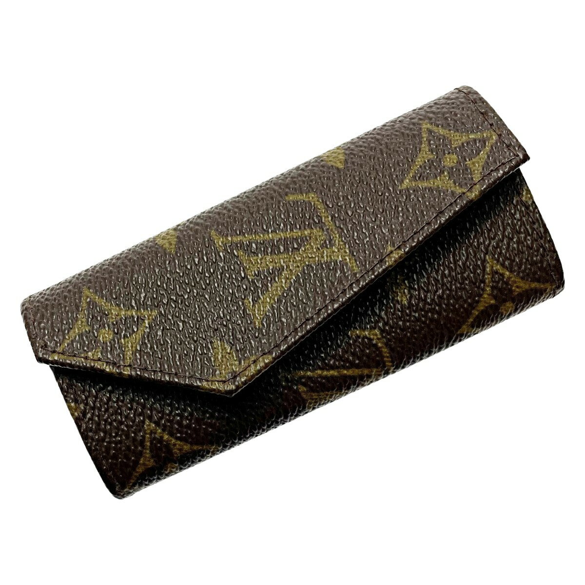 ☆☆【中古】LOUIS VUITTON ルイヴィトン ミュルティクレ4(旧型) モノグラム キーケース 4Pフック ヴィンテージ ゴールド金具 Bランク