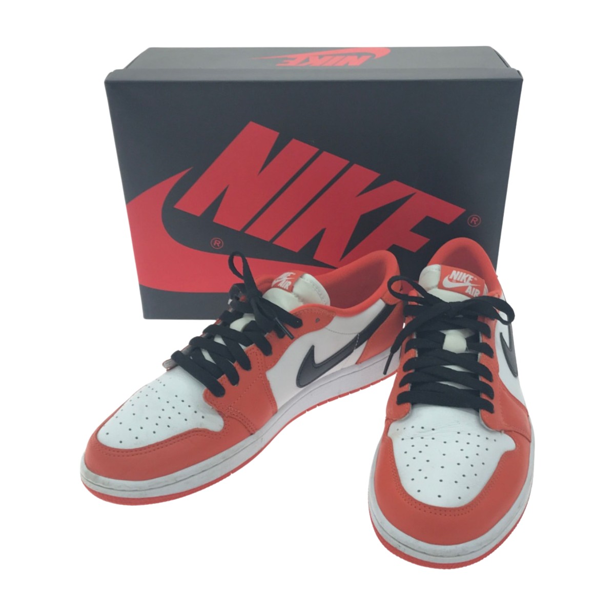 ▼▼【中古】NIKE ナイキ AIR JORDAN 1 LOW OG CZ0775-80 オレンジ Bランク