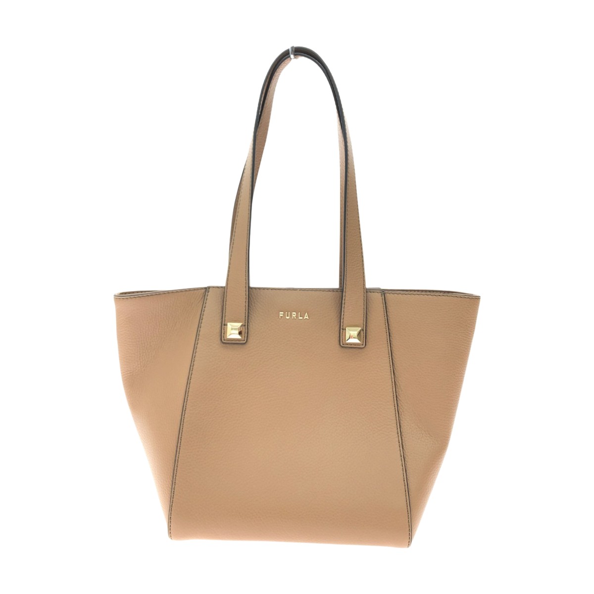 ▼▼【中古】FURLA フルラ レディース AFRODITEM-CARAMELL トートバッグ キャメル Aランク