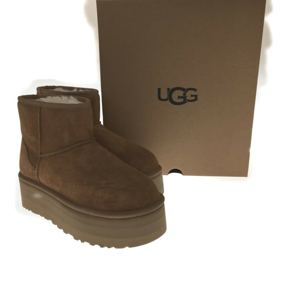 △△【中古】UGG アグ ショートブーツ 厚底 Australia Classic Mini Platform Bランク