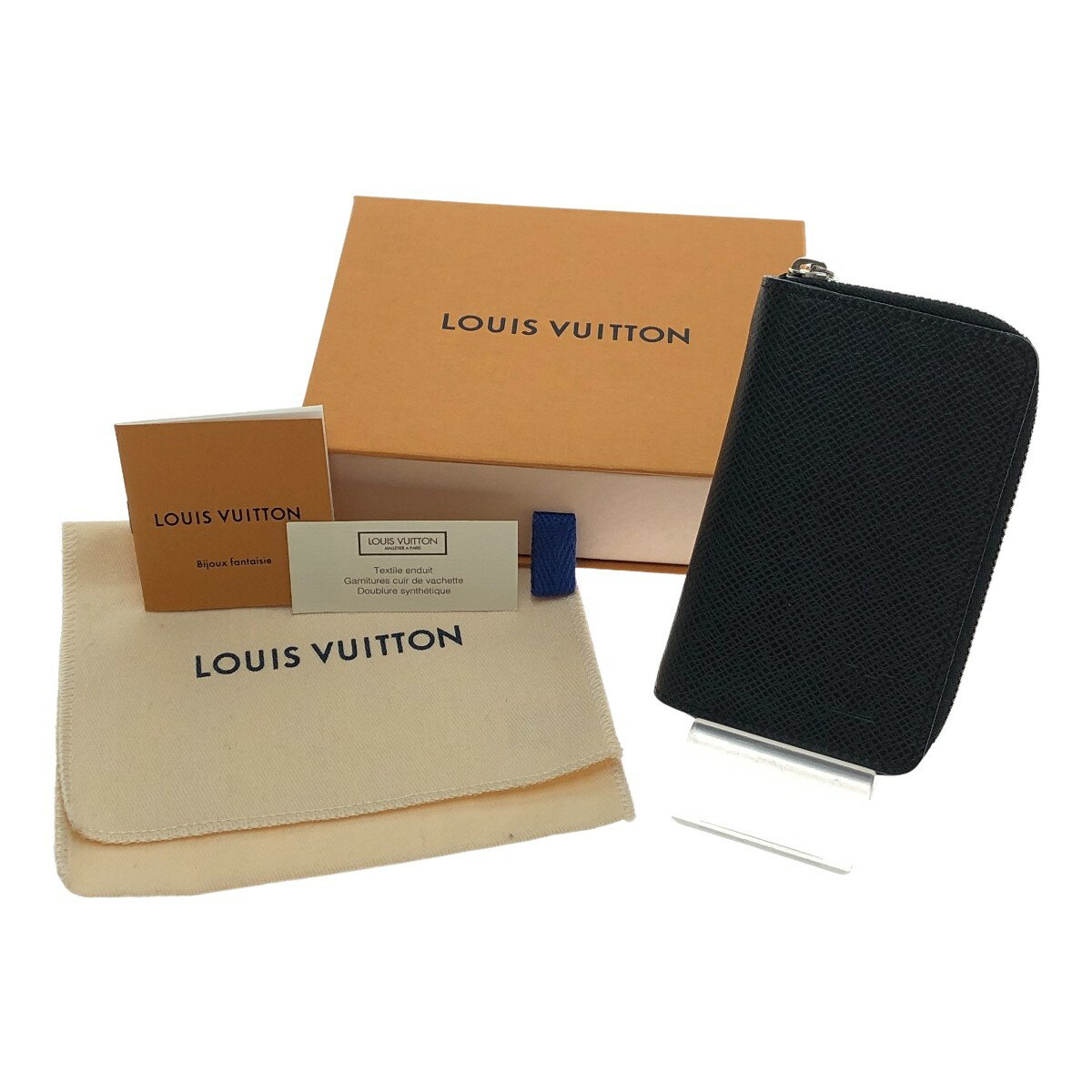 □□【中古】LOUIS VUITTON ルイヴィトン タイガ ジッピーコインパース アルドワーズ M32832 ブラック Bランク