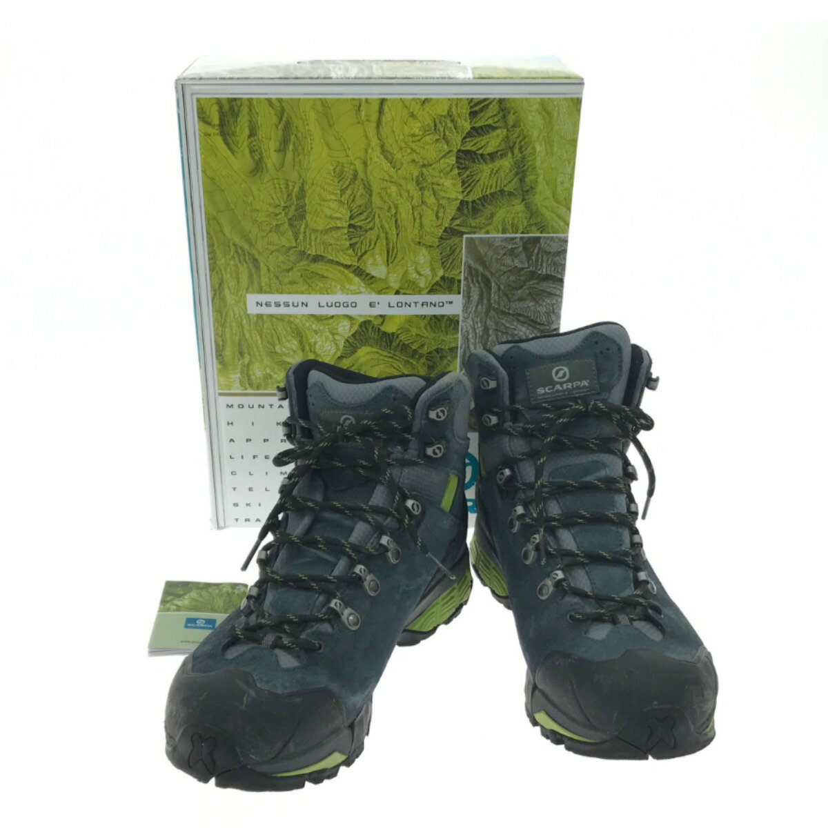 ▼▼【中古】SCARPA スカルパ ZGトレックGTX GORE-TEX ネイビー SIZE 26.5cm Bランク