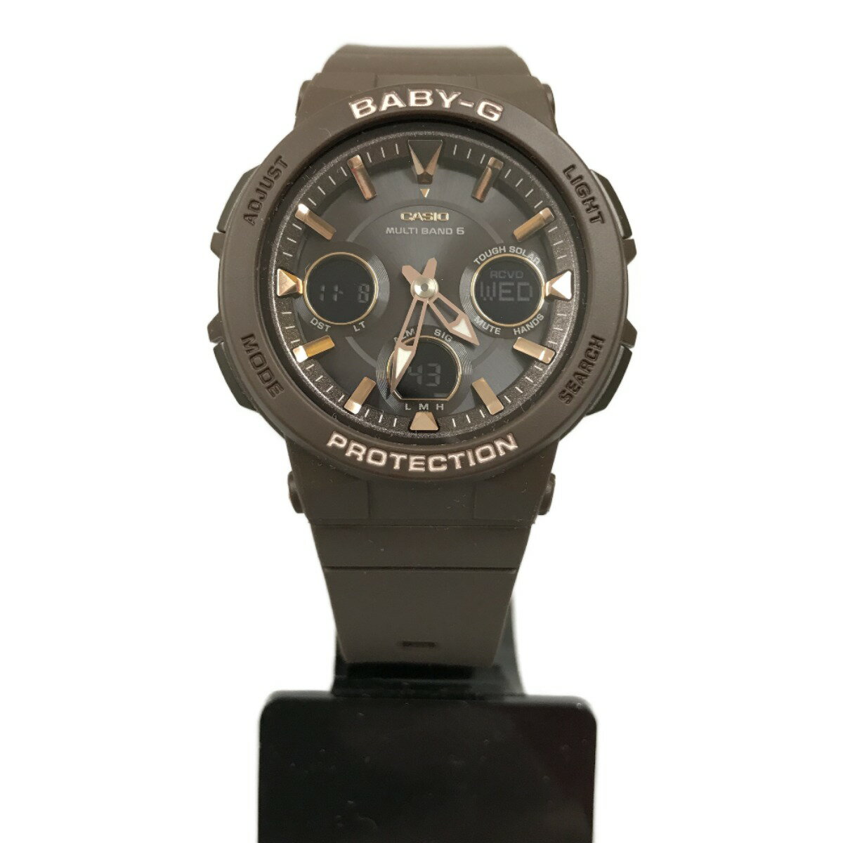 ##【中古】CASIO カシオ Baby-G 電波ソーラー 腕時計 BGA-2510-5AJF ネオブライト Bランクのサムネイル