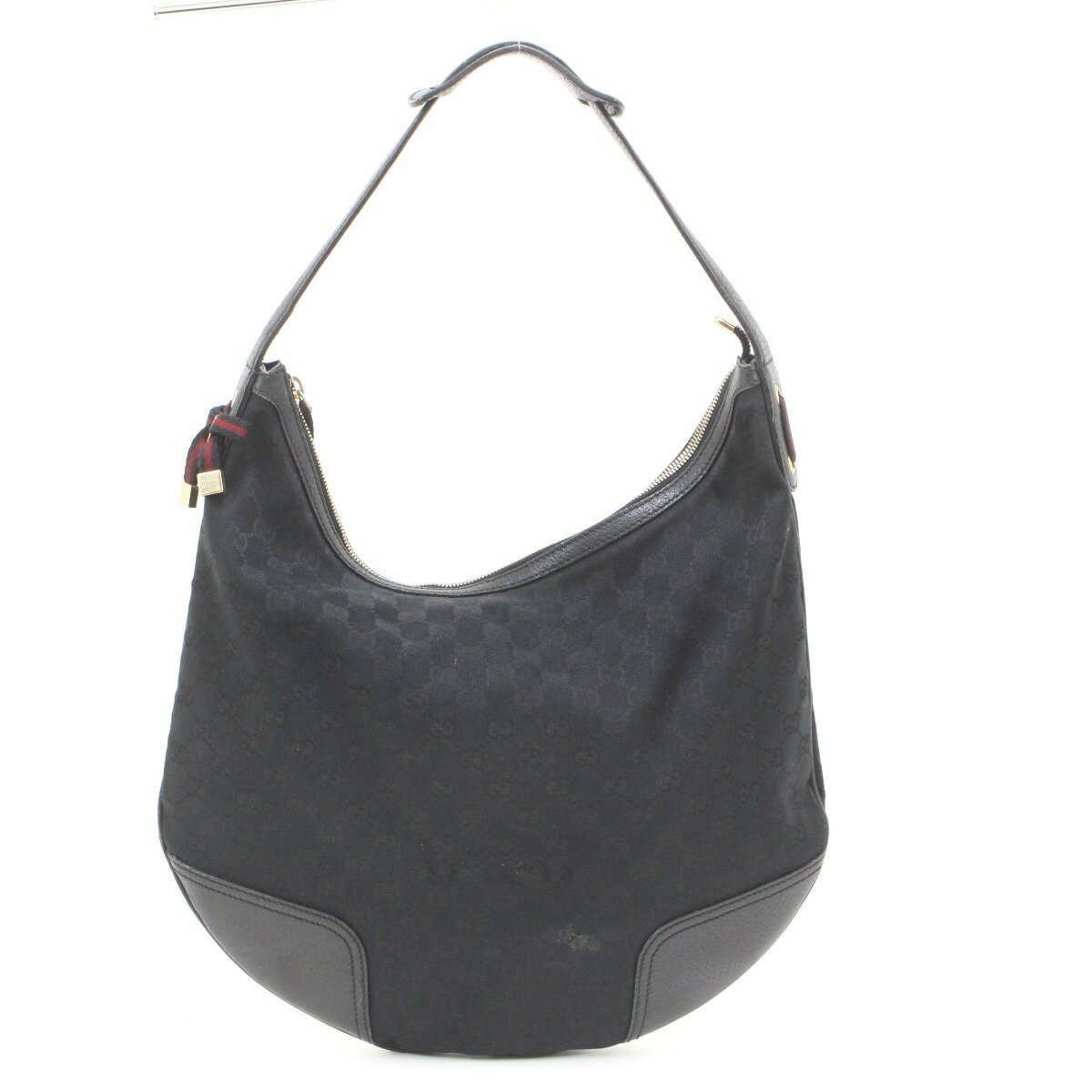 $$【中古】GUCCI グッチ トートバッグ プリンシー 162882 ブラック Cランク