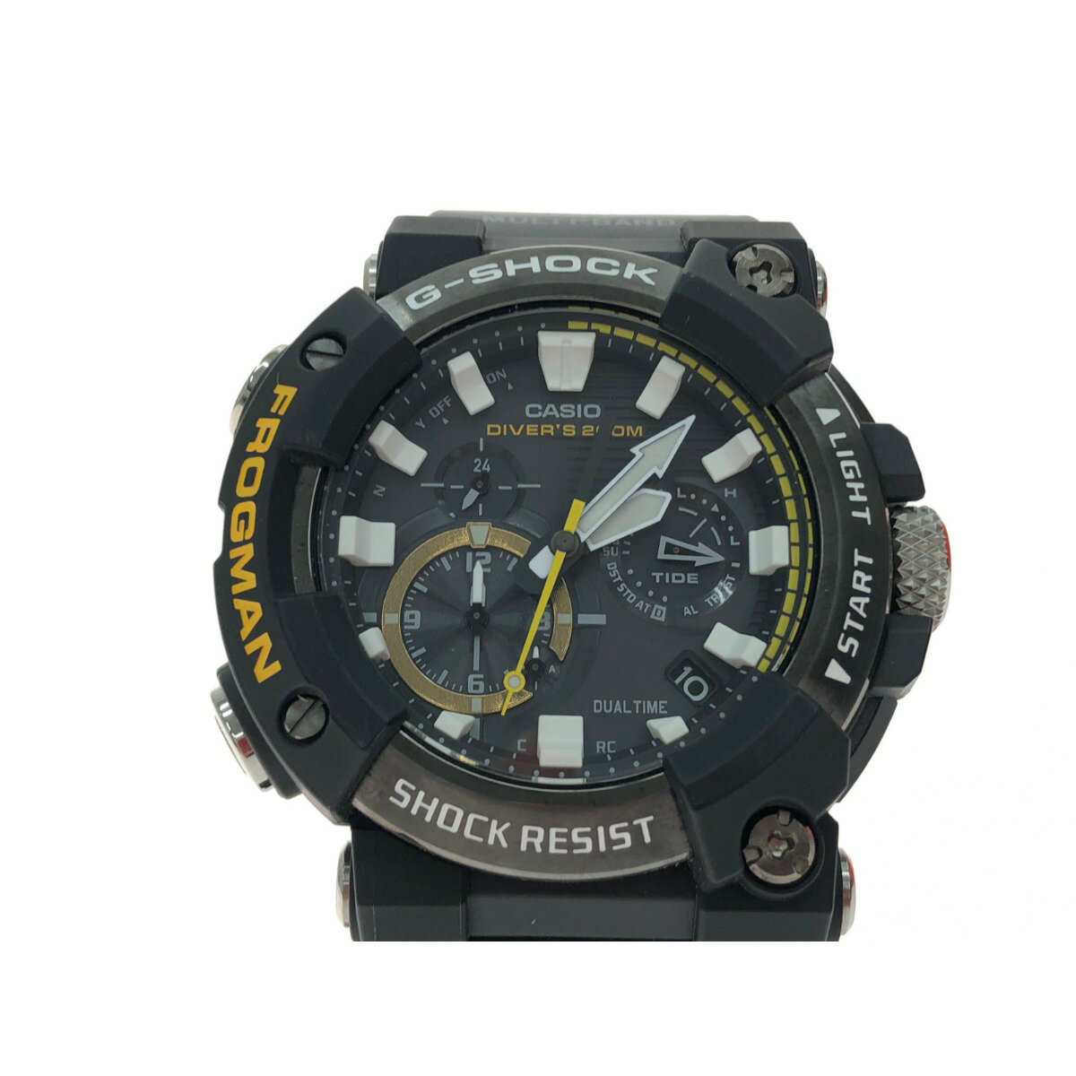 ▼▼【中古】CASIO カシオ メンズ腕時計 電波ソーラー×Bluetooth G-SHOCK FROGMAN フロッグマン GWF-A1000 Aランク