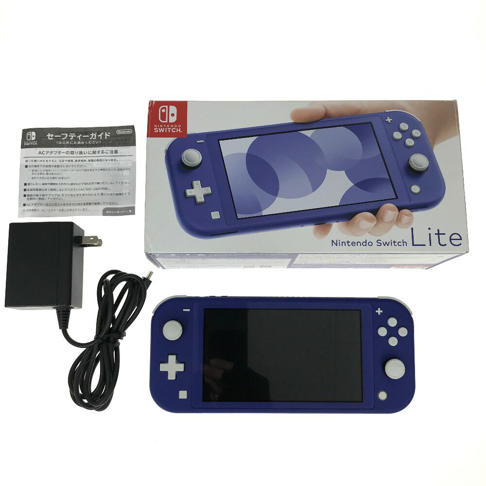 ##【中古】Nintendo ニンテンドウ Switch Lite HDH-0001 ブルー Bランク