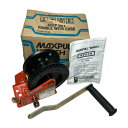 **【中古】MAXPULL ミニプルウィンチ 100kg以内 本体のみ (1) PM-100 オレンジ Sランク