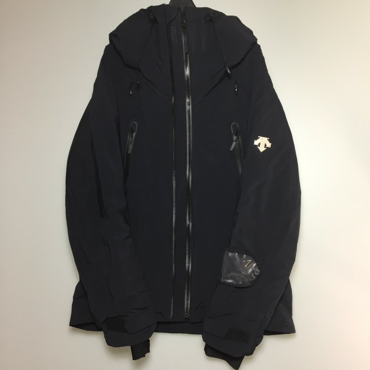 ◎◎【中古】DESCENTE デサント スキーウエア　ジャケットのみ サイズL　ネイビー Bランク