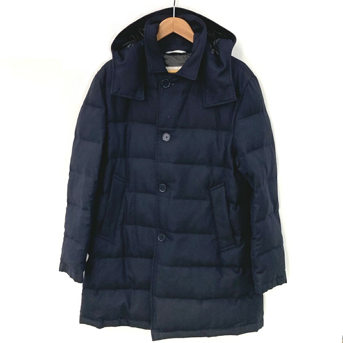 ☆☆【中古】MACKINTOSH PHILOSOPHY マッキントッシュフィロソフィー ダウンジャケット サイズ 40 メンズ H1C27-618-29 ネイビー Bランク