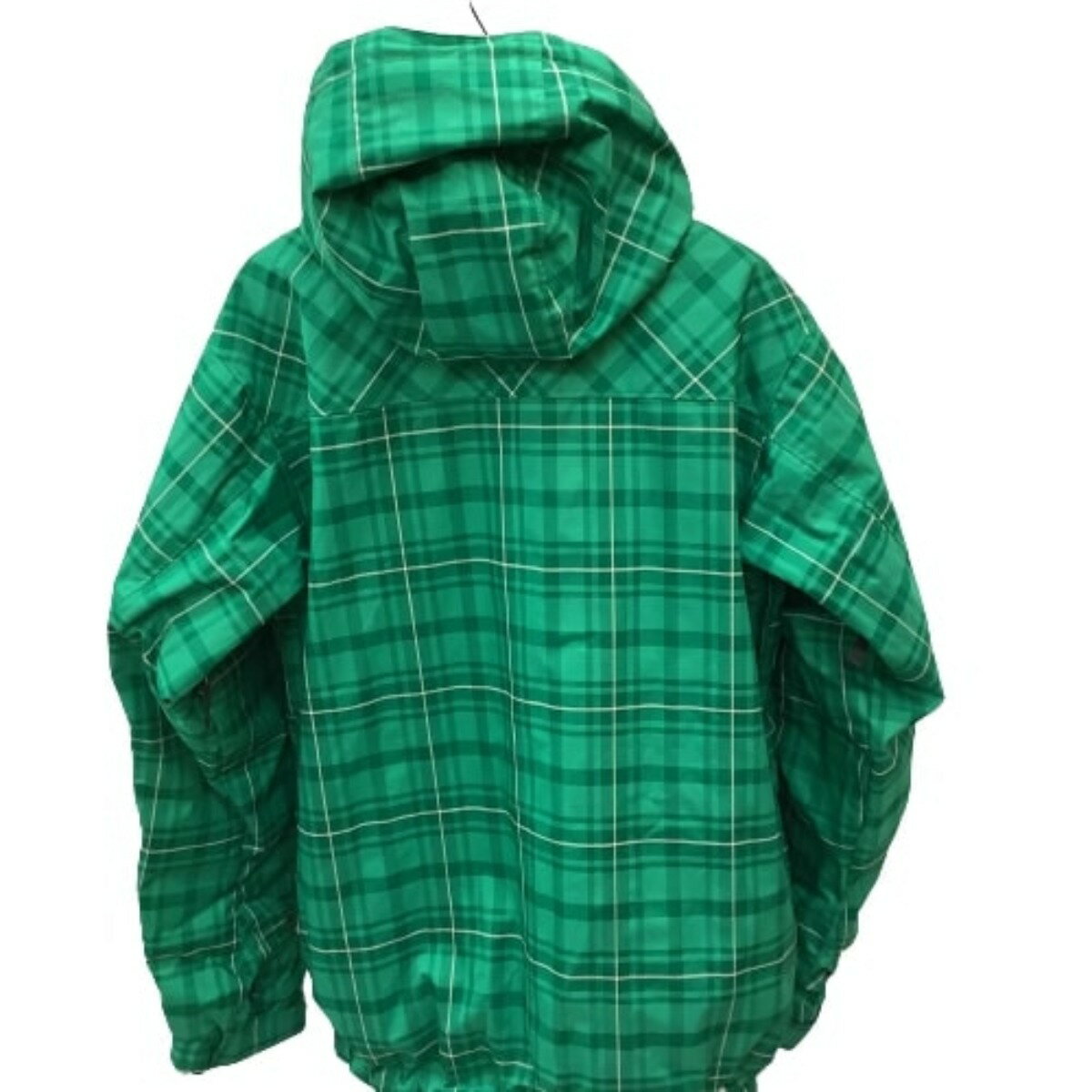 【中古】KissMark キスマーク メンズ スノーウェア スキーウェア 上下セット　SIZE M グリーン×レッド Bランク