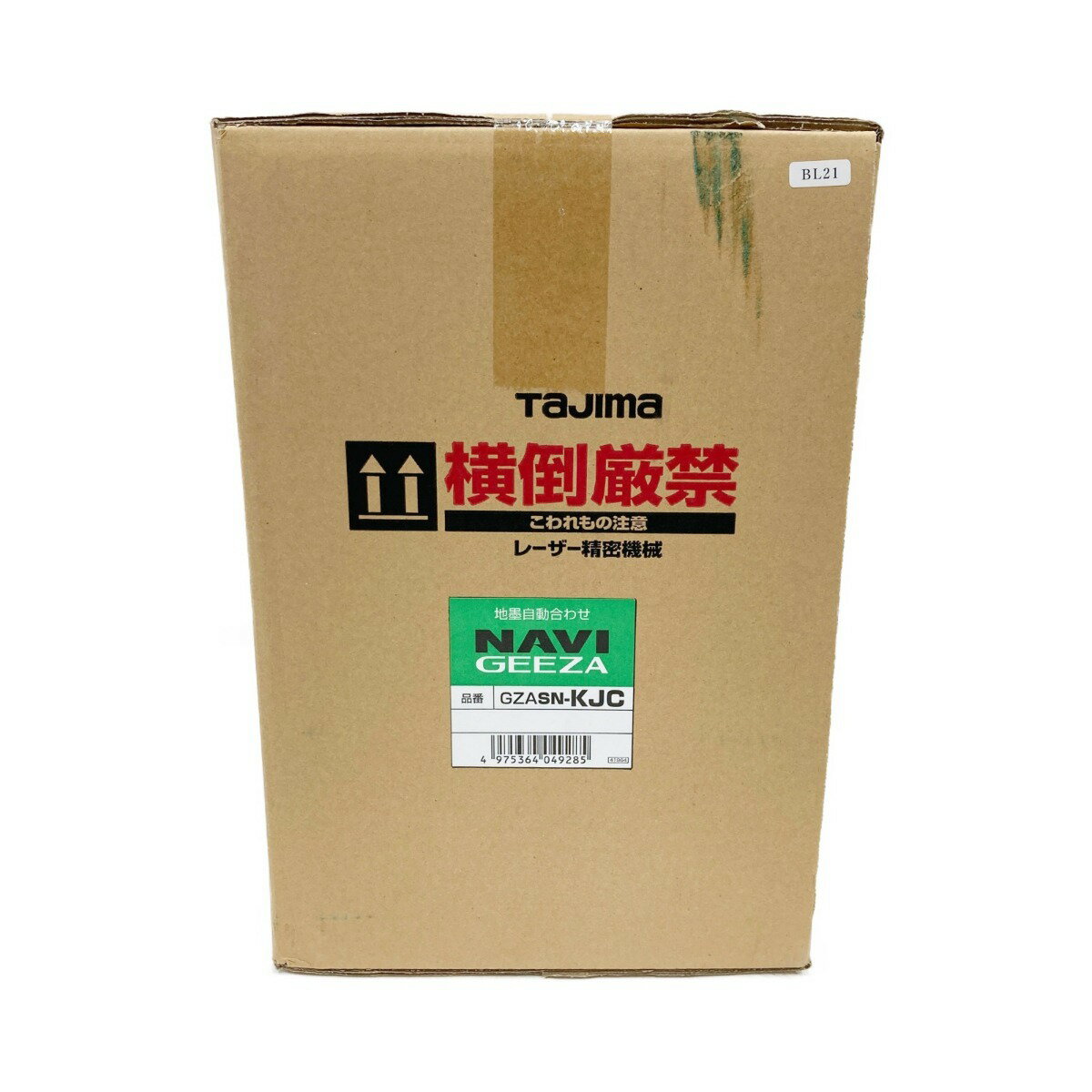 κκ【中古】TAJIMA タジマ レーザー墨出し器 　未使用品 バッテリ×2・充電用ケーブル・レシーバー GZASN-KJC Sランク