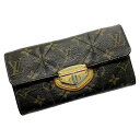 ☆☆【中古】LOUIS VUITTON ルイヴィトン エトワール ポルトフォイユ サラ M66556 モノグラム 長財布 レディース ゴールド金具 Cランク