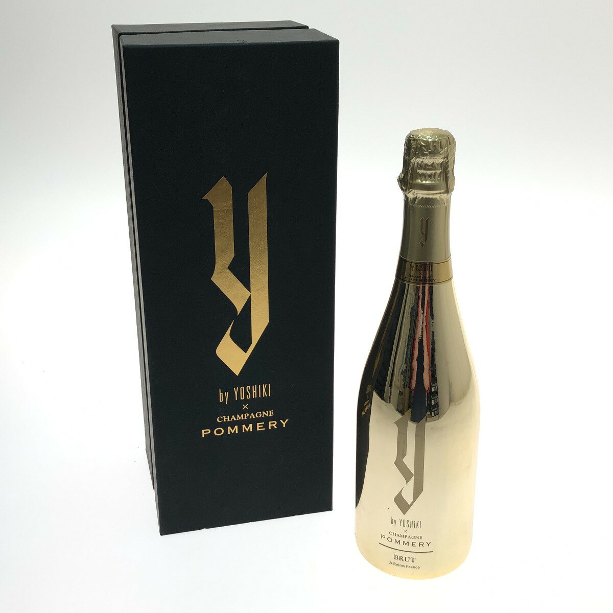 □□【中古】Y by Yoshiki & ポメリー シャンパーニュ ポメリー ブリュット 750ml 12.5％ Sランク 未開栓